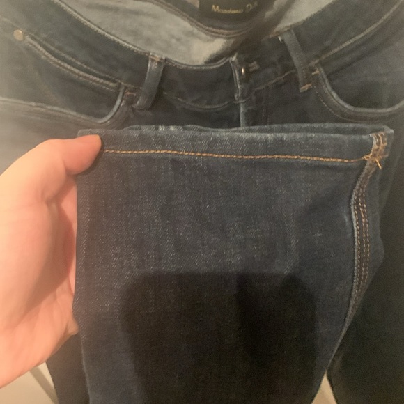 Extremely Elegant Dark Blue Slim Jeans from Massimo Duti SZ 31 🔥 - Picture 5 of 8